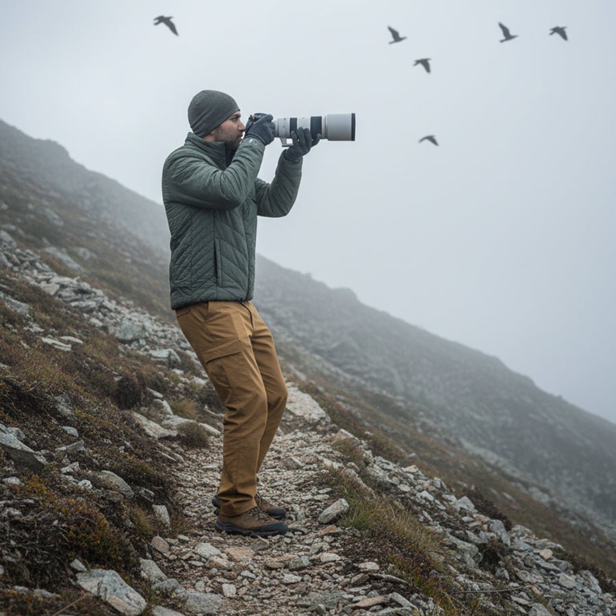 Parka Reversible Thinsulate Hombre negro/verde Z - 3000 - Anditek