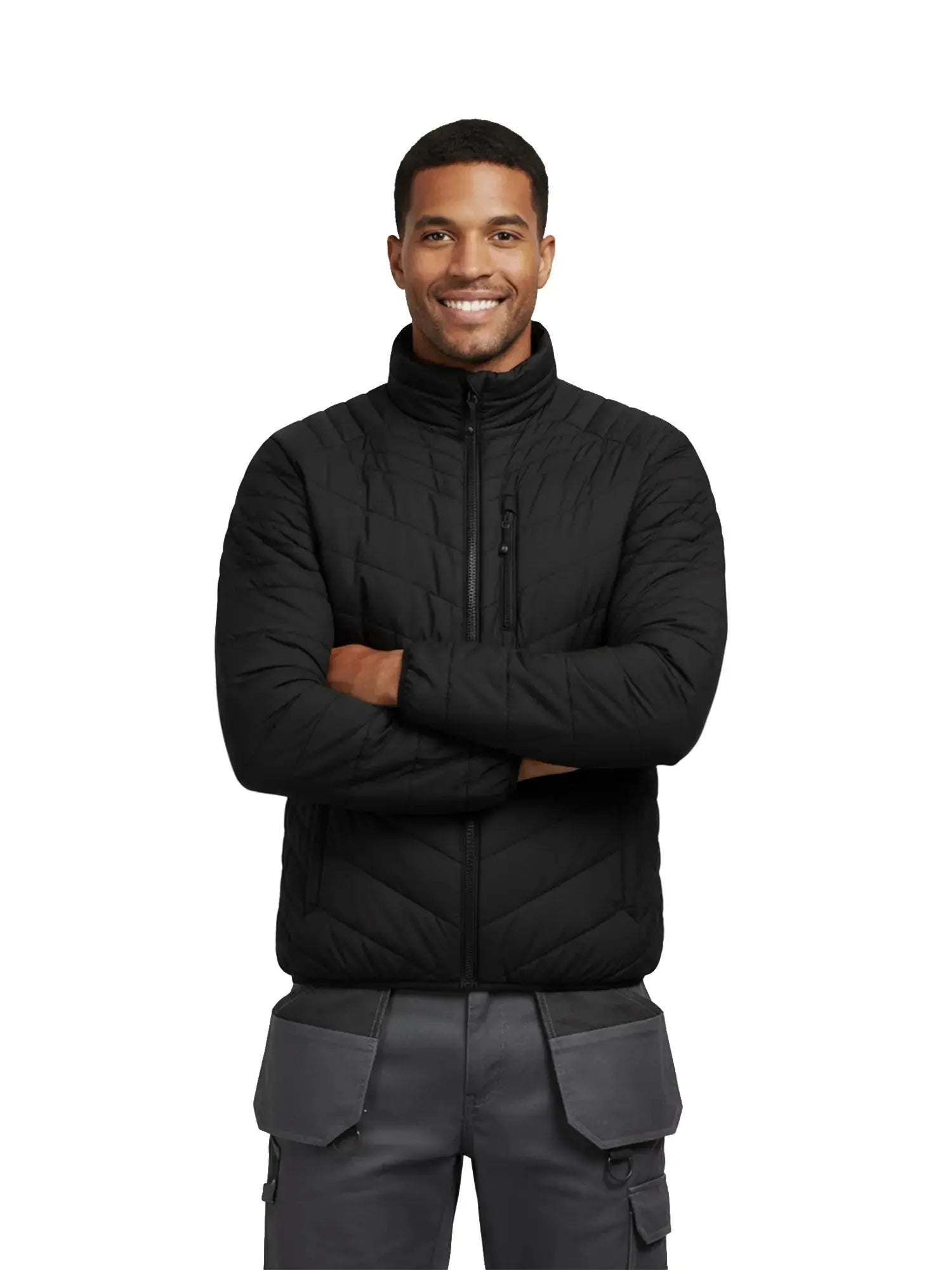 Parka Reversible Thinsulate Hombre negro/verde Z - 3000 - Anditek