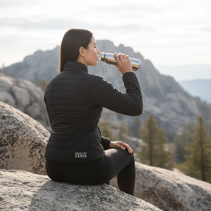 Parka Reversible Thinsulate Mujer Z - 3100 Negro/Malva - Anditek