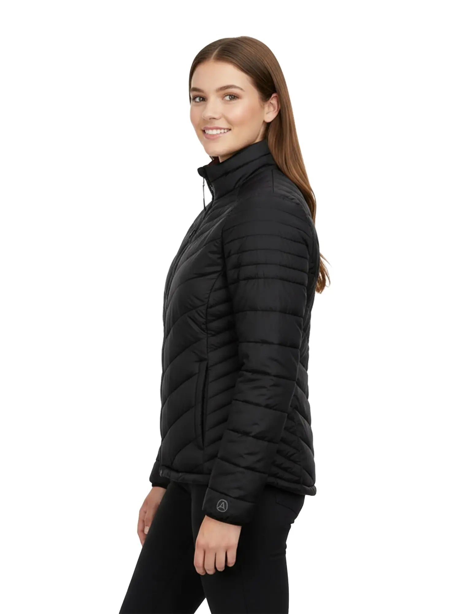 Parka Reversible Thinsulate Mujer Z - 3100 Negro/Malva - Anditek