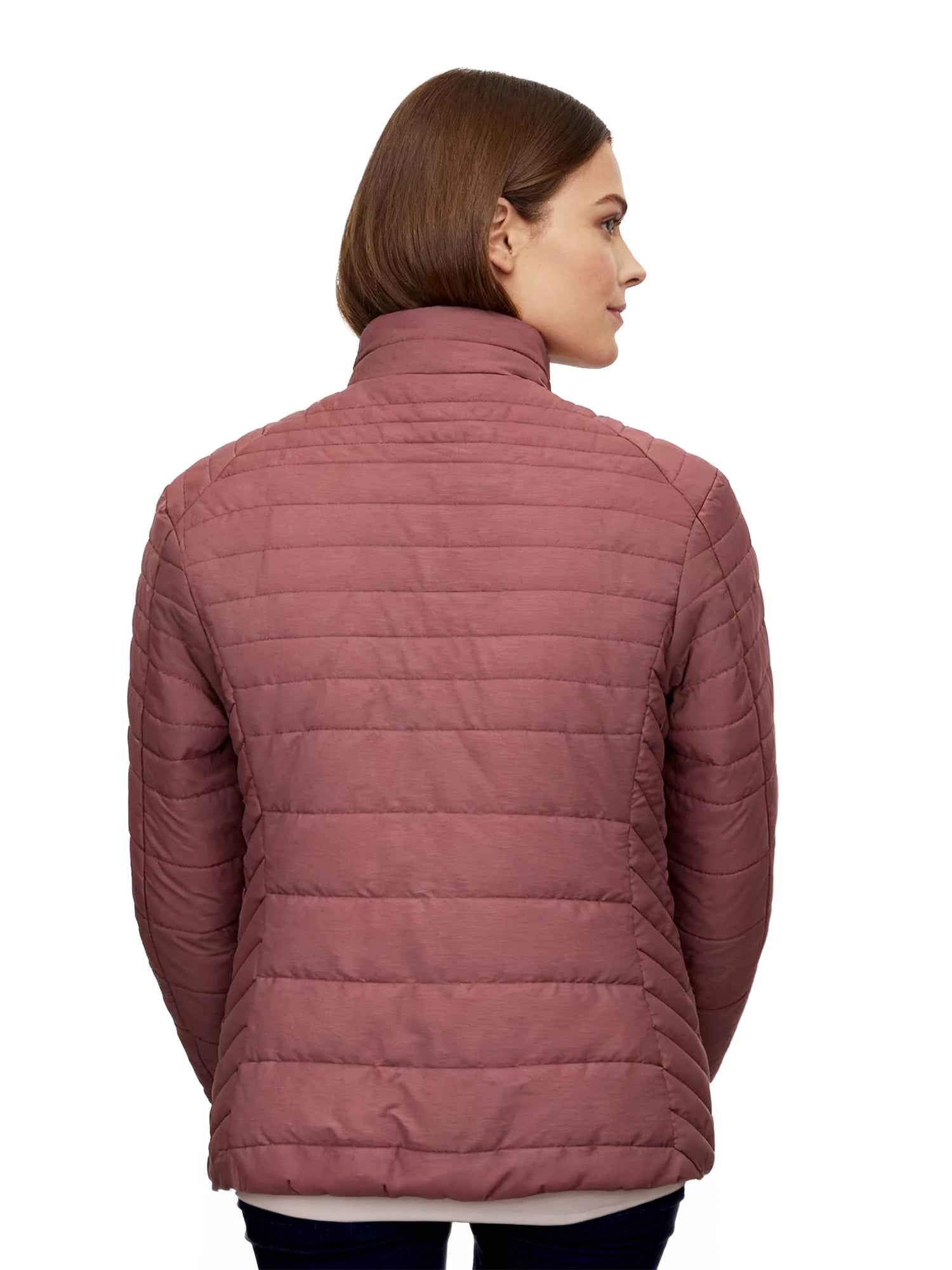 Parka Reversible Thinsulate Mujer Z - 3100 Negro/Malva - Anditek