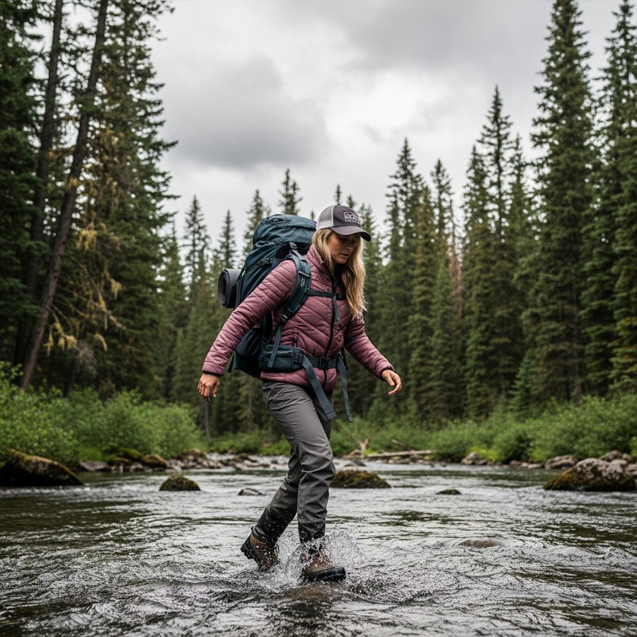 Parka Reversible Thinsulate Mujer Z - 3100 Negro/Malva - Anditek