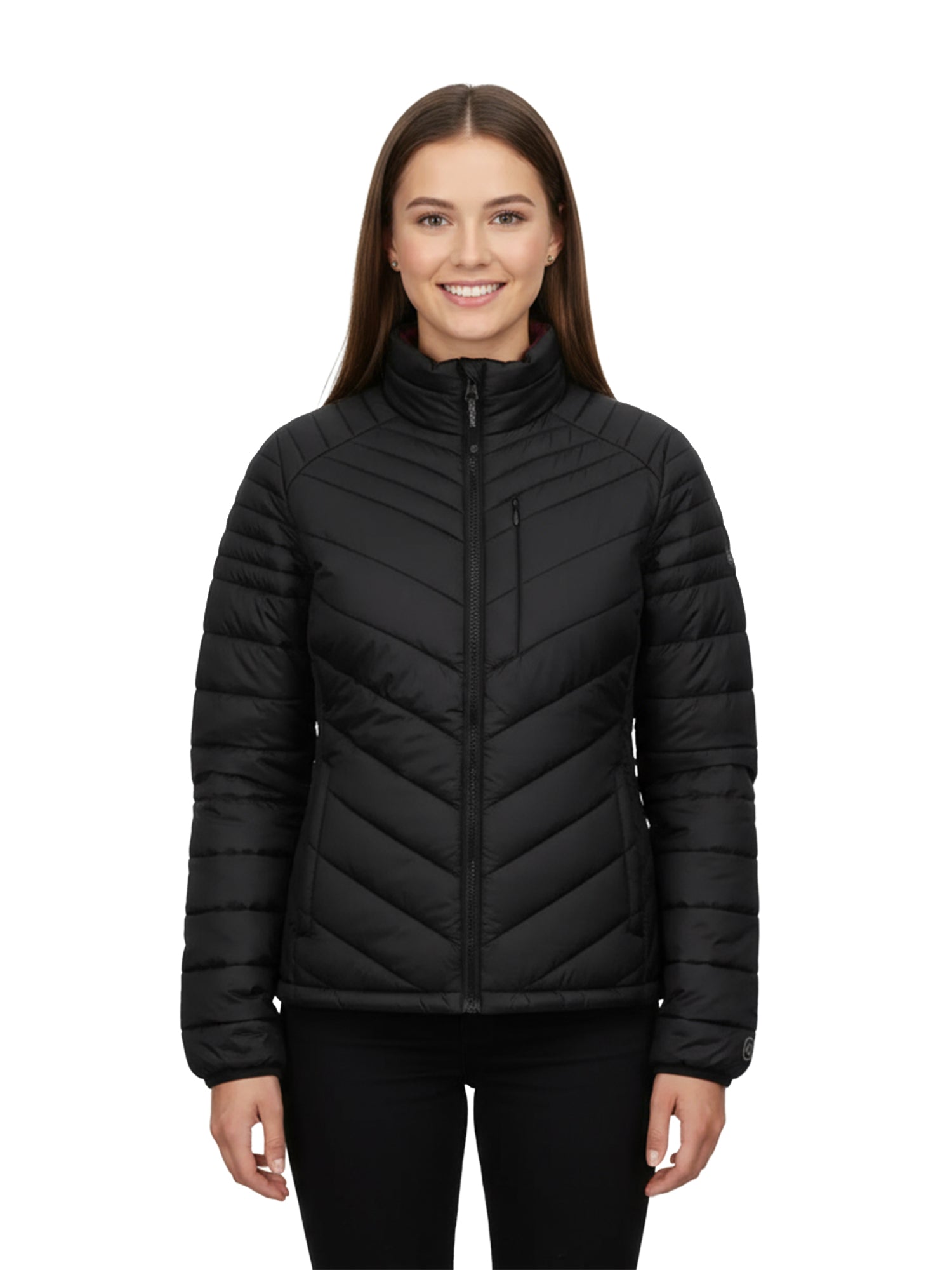 Parka Reversible Thinsulate Mujer Z - 3100 Negro/Malva - Anditek