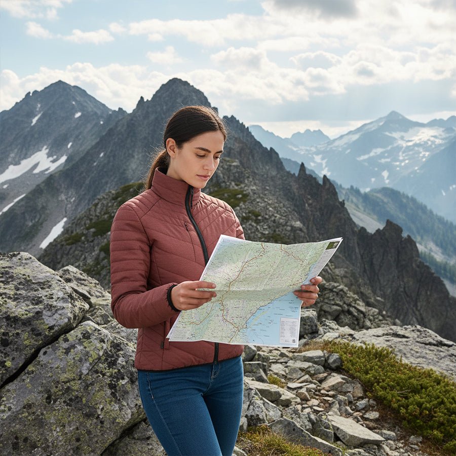 Parka Reversible Thinsulate Mujer Z - 3100 Negro/Malva - Anditek