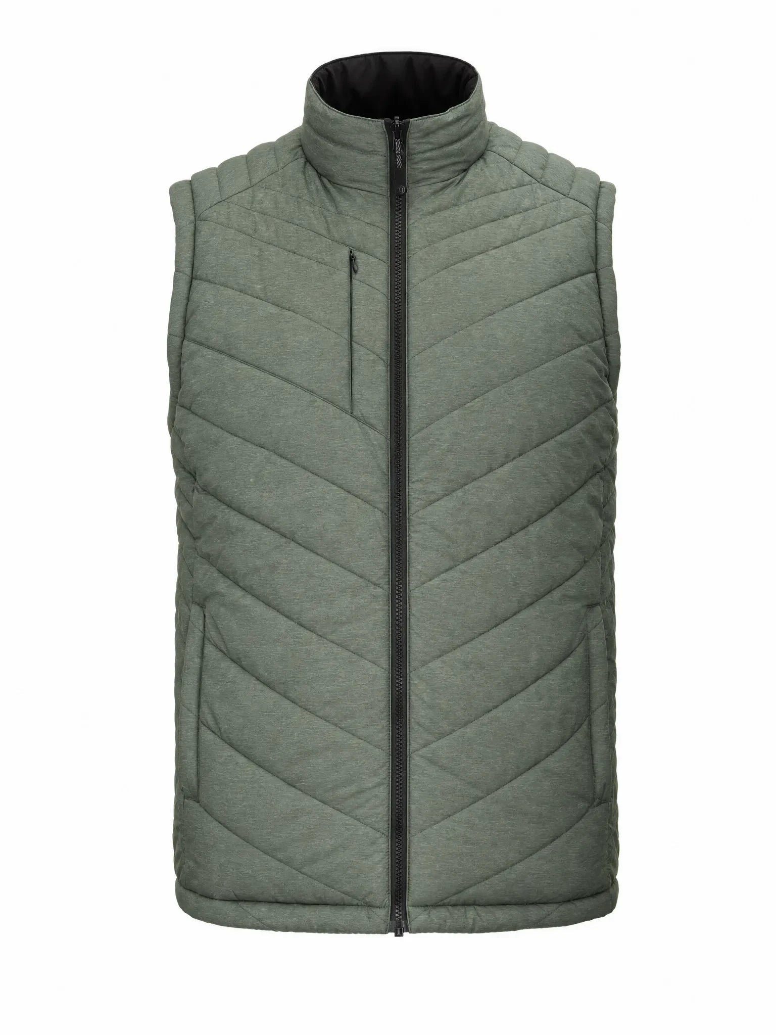 Parka Sin Manga Reversible Thinsulate Hombre Negro/Verde Z - 2000 Absolute Zero - Anditek