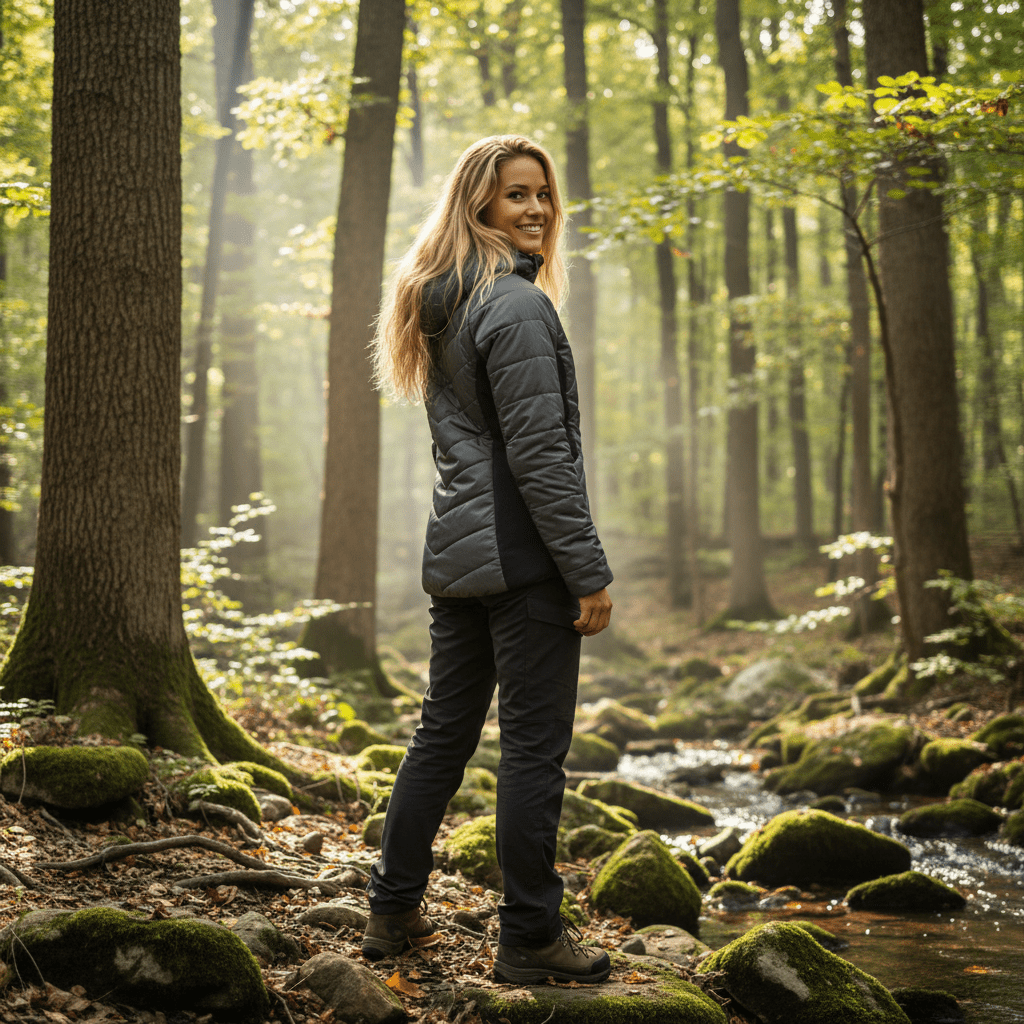 Parka Thinsulate Mujer Z - 9100 Gris/Negro – Ultraligera, Impermeable y Térmica - Anditek