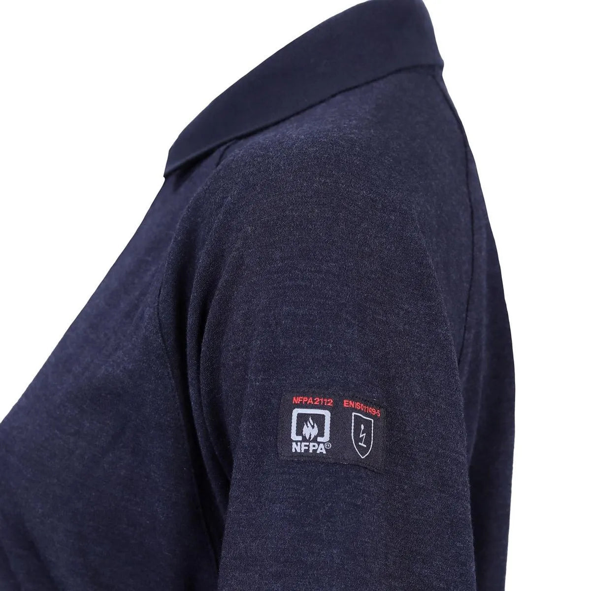 Polera Ignífuga Absolute Fire Mujer NFPA Azul - Anditek