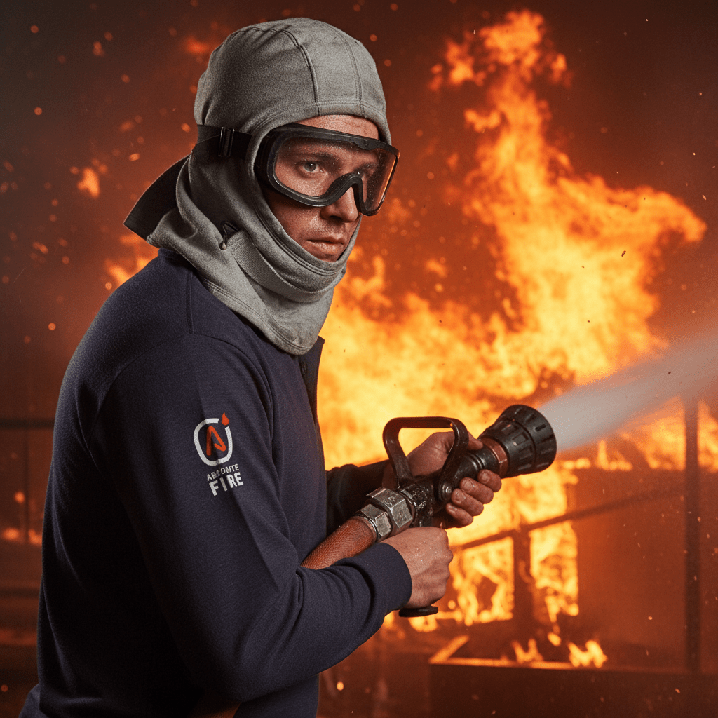 Polera Ignífuga Absolute Fire NFPA Azul - Anditek