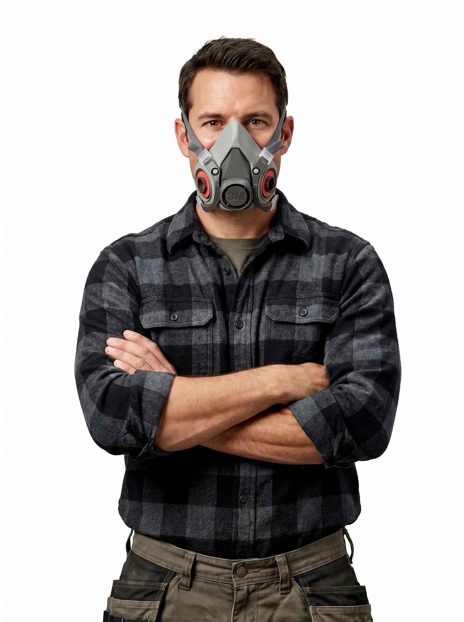 Respirador 3M 6200 Medio Rostro con Filtros Reemplazables | NIOSH - Anditek