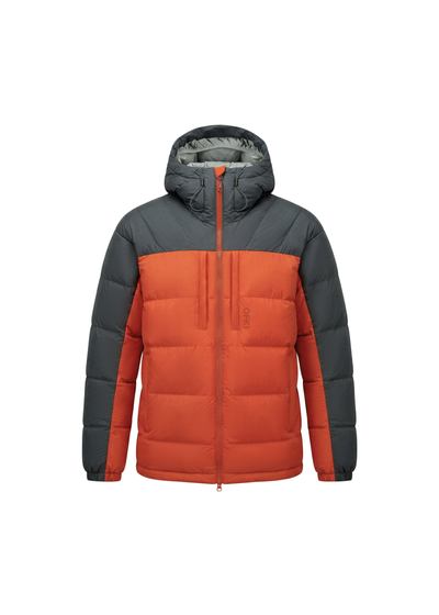 Parka Kuren Pluma Con Gorro Hombre Red Clay