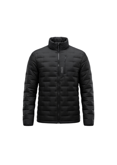 Parka Merun Lana Hombre Black Beauty