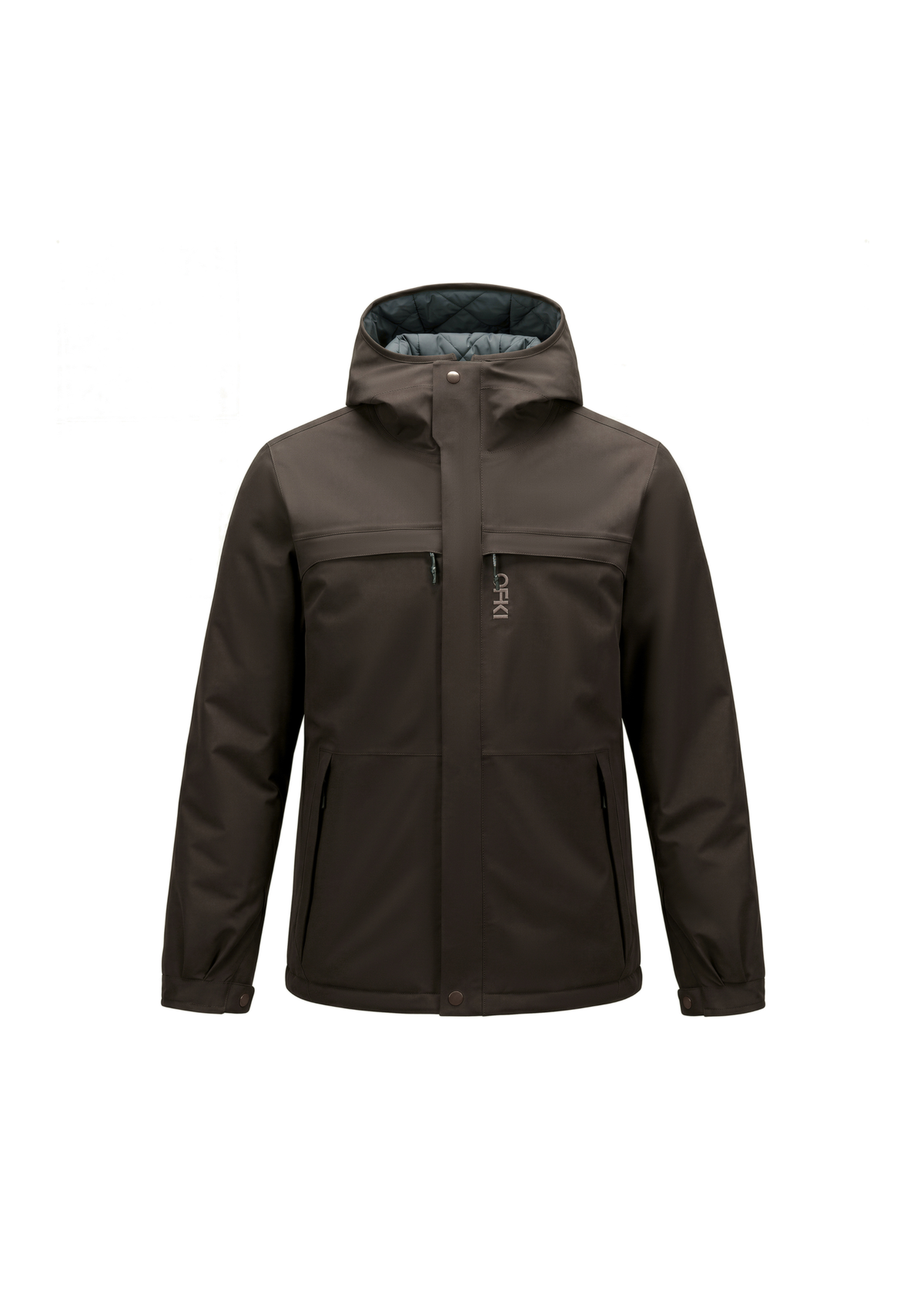 Impermeable Niva PatagonWool Hombre Black Olive
