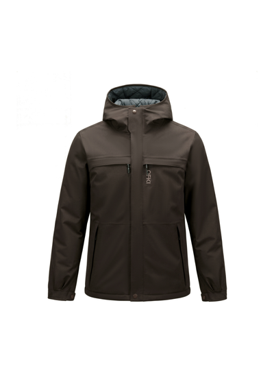 Impermeable Niva PatagonWool Hombre Black Olive