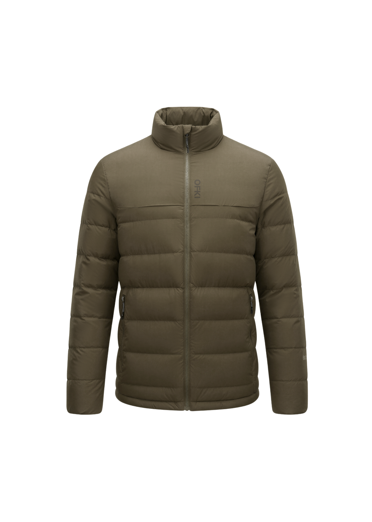 Parka Treva Pluma Sin Gorro Hombre Dark Olive