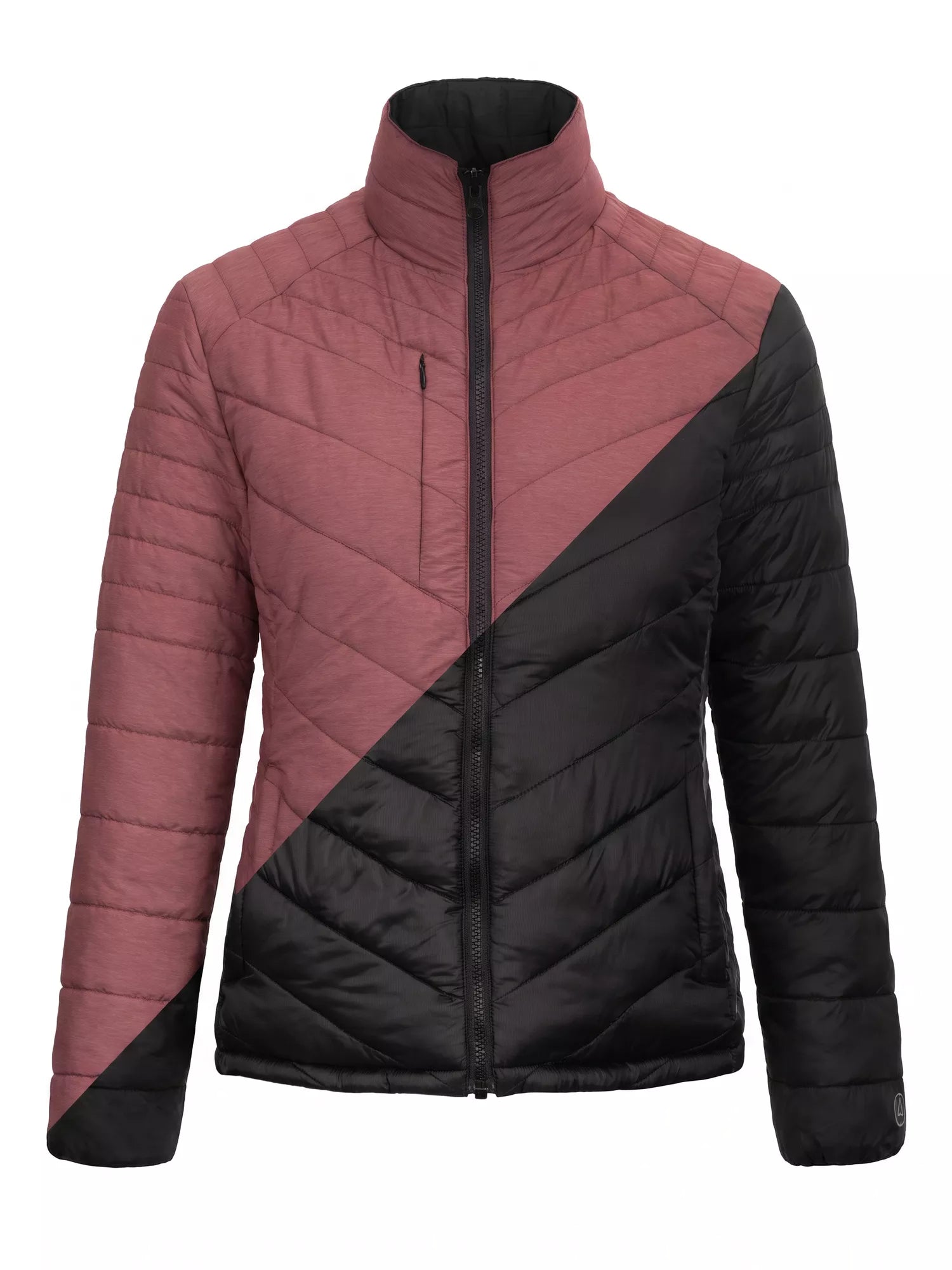 Parka Reversible Mujer Absolute Zero Z-3100 – Thinsulate™ + Nylon Reciclado, Dos Looks en Una Prenda | Negro y Malva