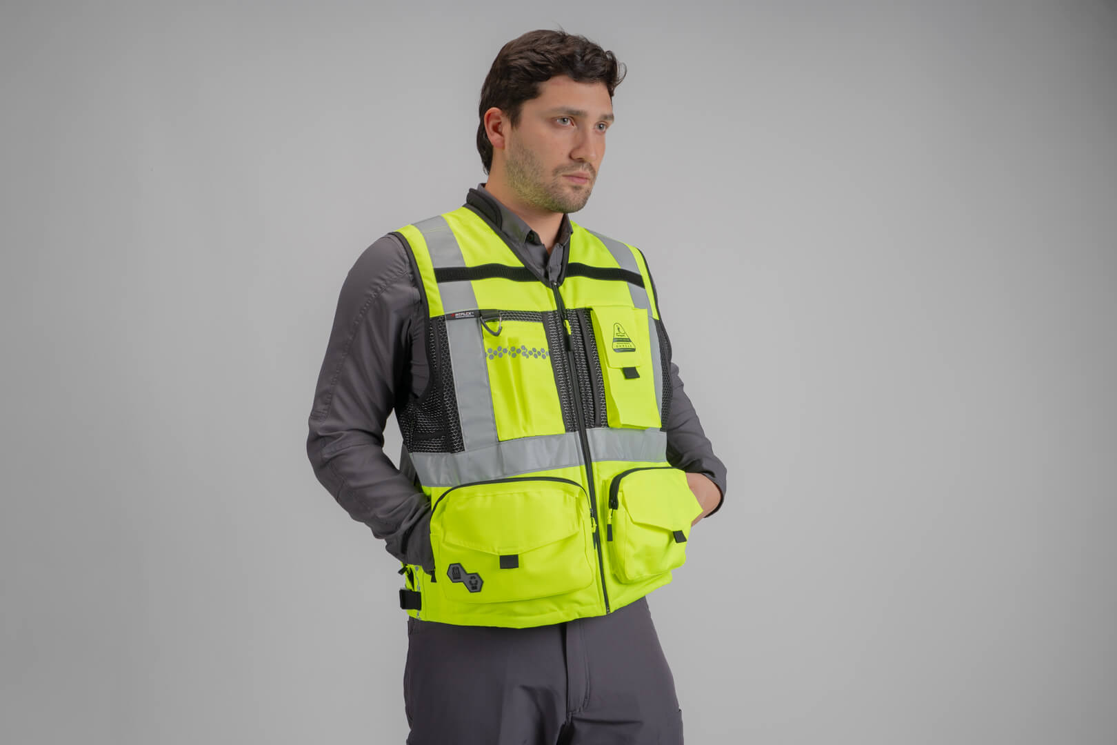 Chaleco Geólogo N1 Phoenix Peregrin Hombre – High Vis Premium