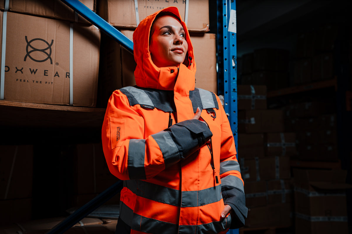 Parka Peregrin Orbital Mujer High Vis – Impermeable Térmica