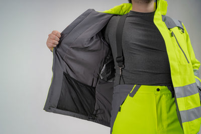 Parka Peregrin Orbital Hombre High Vis – Impermeable Térmica