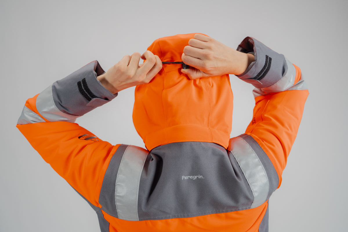 Parka Peregrin Orbital Mujer High Vis – Impermeable Térmica