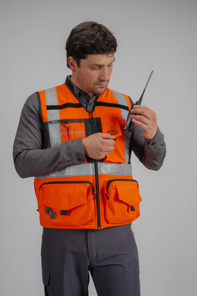 Chaleco Geólogo N1 Phoenix Peregrin Hombre – High Vis Premium