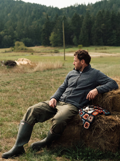 Polar Térmico Hombre Oxwear Thompson – Thermafleece® Full Zip Altracita y Azul Navy Chile