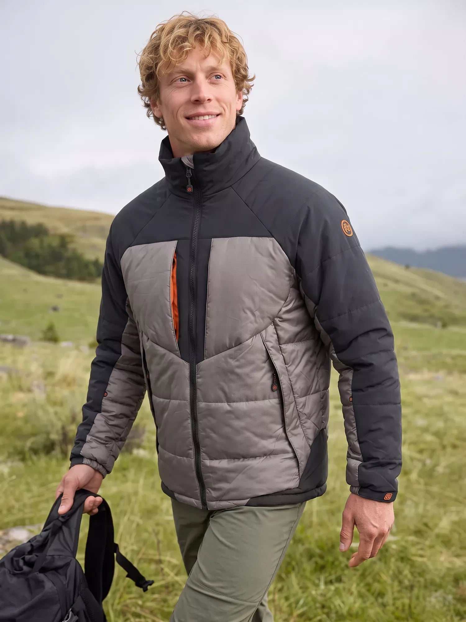 Parka Térmica Hombre Absolute Zero Thinsulate Gris/Negro Z-9000