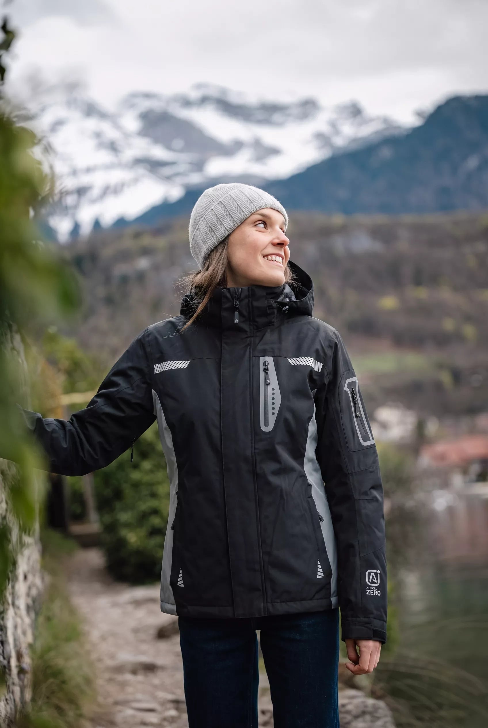 Parka Térmica Impermeable 3 en 1 Mujer Absolute Zero Negro Z-8100