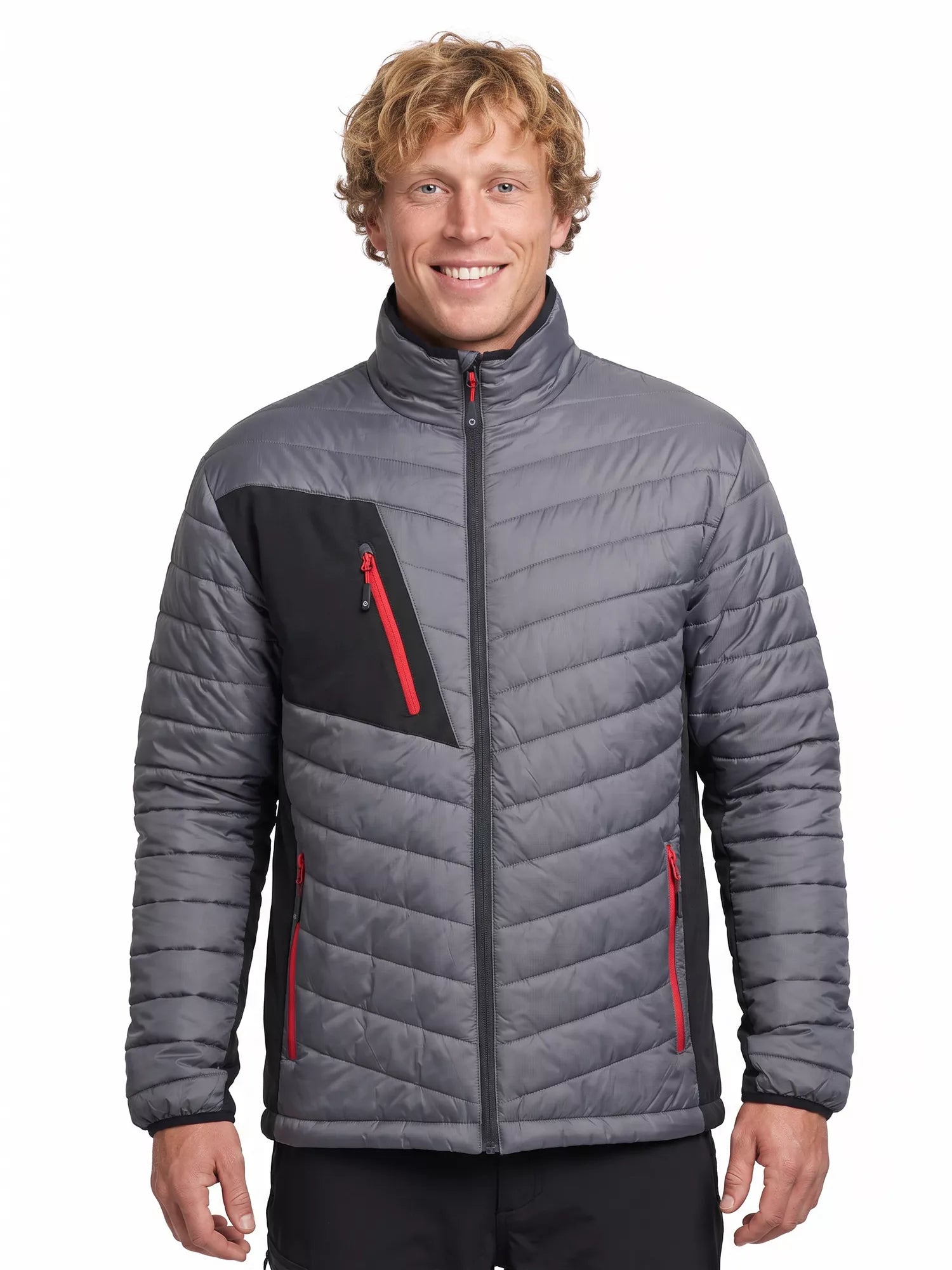 Parka Térmica Hombre Absolute Zero Thinsulate Gris/Negro Z-10000