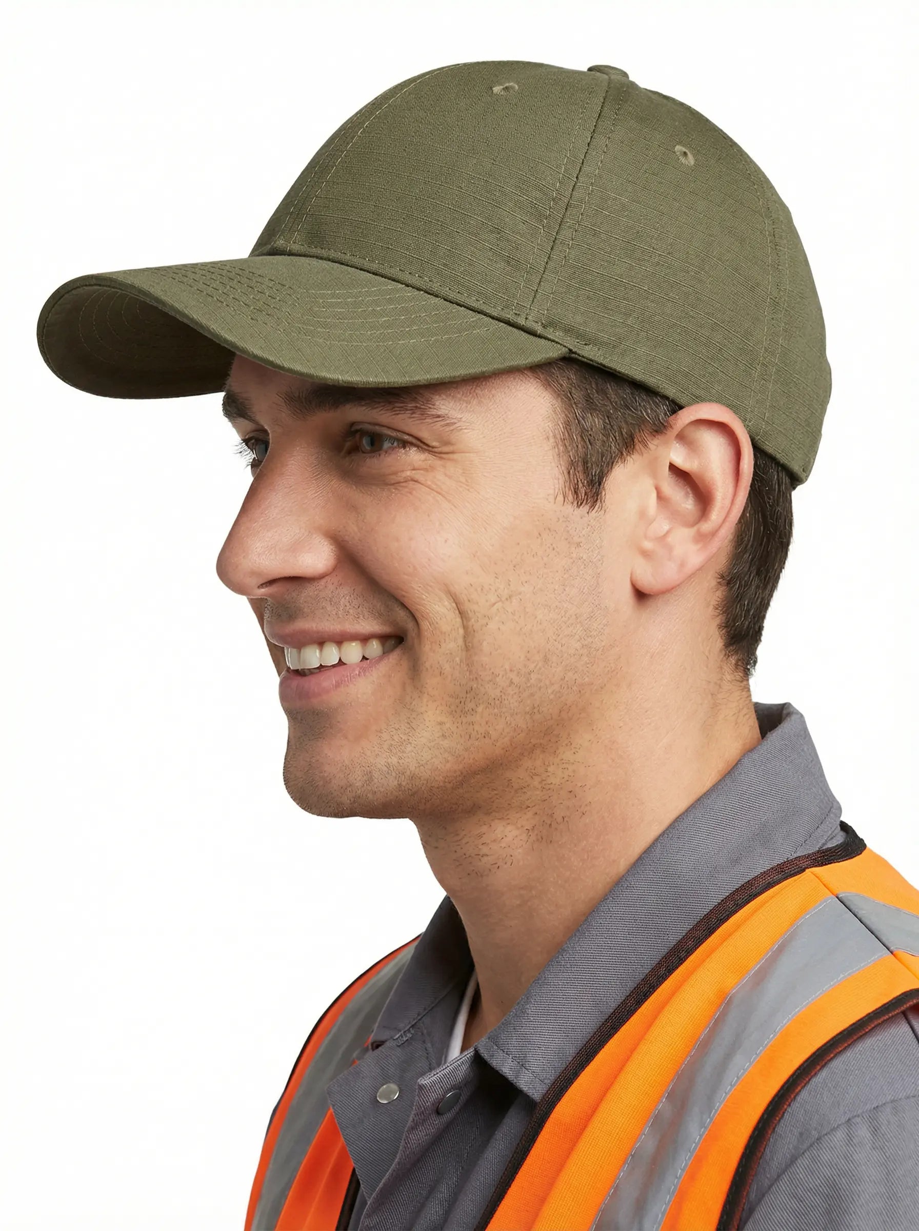 Gorro Gabardina Ripstop Verde Carabinero – Ajuste Metálico y Alta Durabilidad