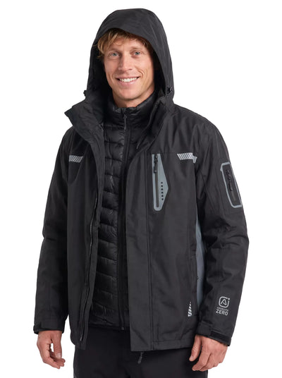 Parka Térmica Impermeable 3 en 1 Hombre Absolute Zero Z-8000
