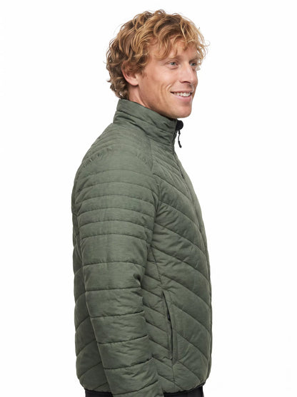 Parka Reversible Hombre Thinsulate™ Z-3000 – Negro/Verde para Trabajo y Outdoor Chile