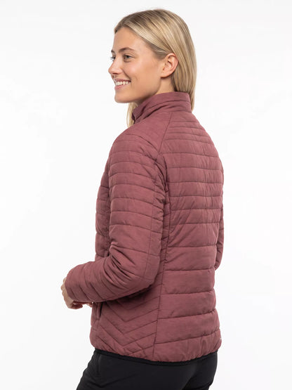 Parka Reversible Mujer Absolute Zero Z-3100 – Thinsulate™ + Nylon Reciclado, Dos Looks en Una Prenda | Negro y Malva