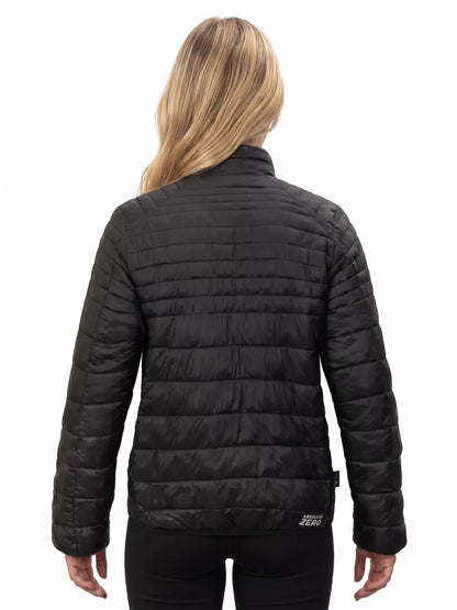 Parka Reversible Mujer Absolute Zero Z-3100 – Thinsulate™ + Nylon Reciclado, Dos Looks en Una Prenda | Negro y Malva