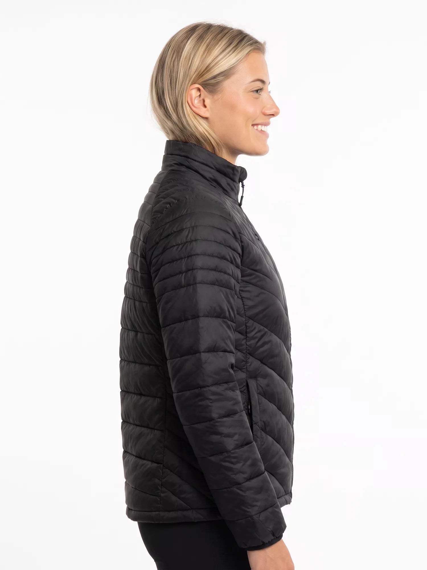 Parka Reversible Mujer Absolute Zero Z-3100 – Thinsulate™ + Nylon Reciclado, Dos Looks en Una Prenda | Negro y Malva