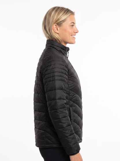 Parka Reversible Mujer Absolute Zero Z-3100 – Thinsulate™ + Nylon Reciclado, Dos Looks en Una Prenda | Negro y Malva