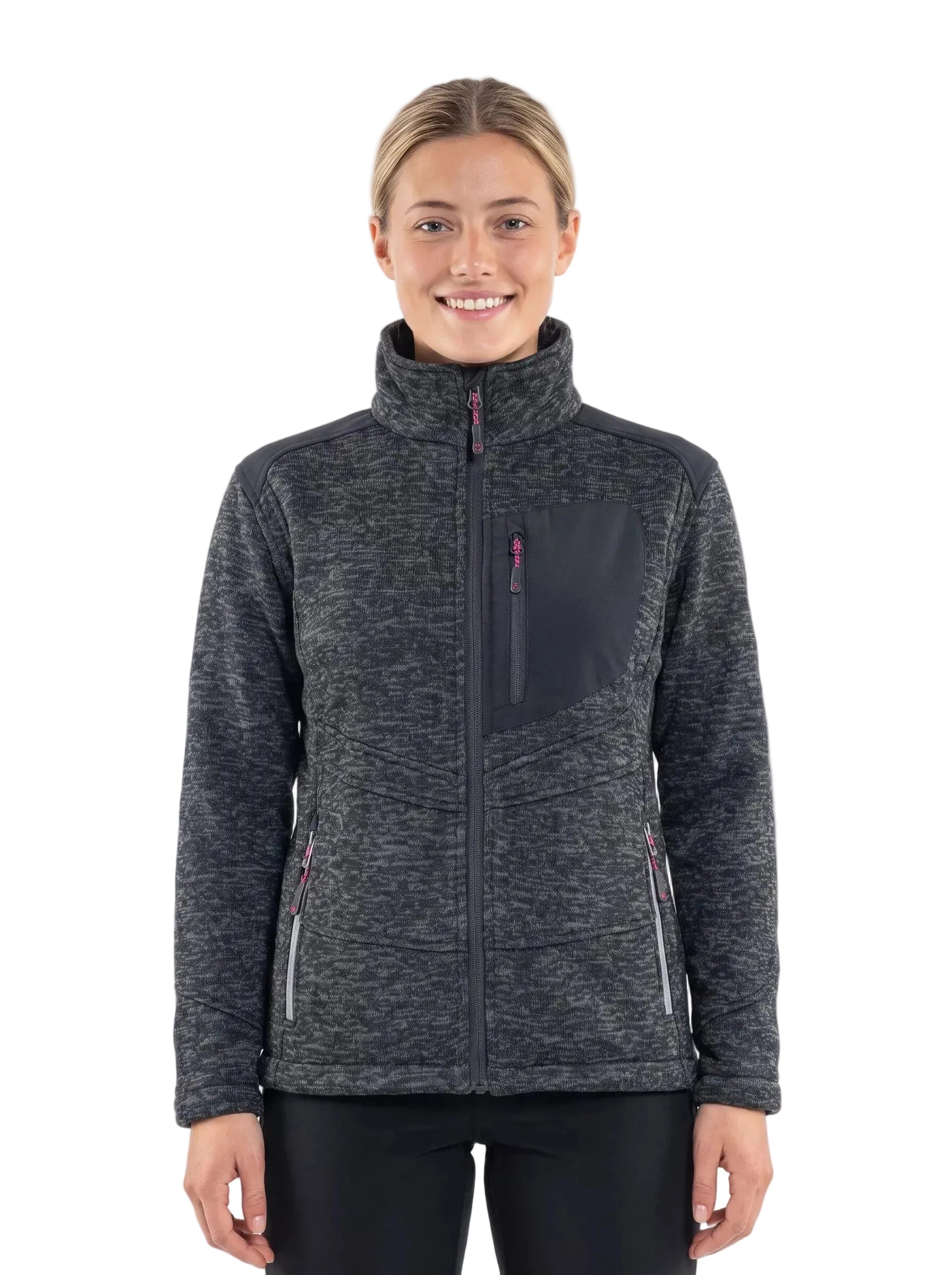 Chaqueta Micropolar Térmica Mujer Absolute Zero Z-301 Gris