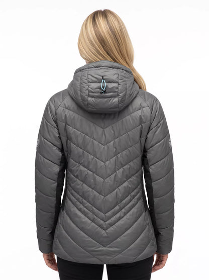 Parka Térmica Mujer Absolute Zero Thinsulate Gris/Negro Z-9100