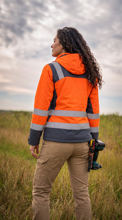 Parka Peregrin Orbital Mujer High Vis – Impermeable Térmica