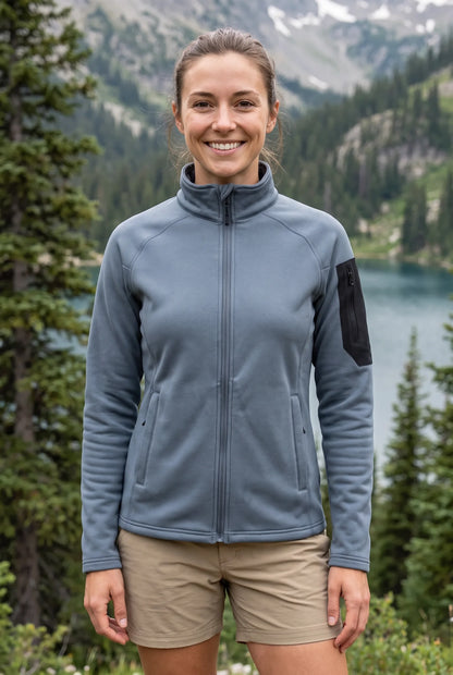 Polar Técnico Mujer OXWEAR Edna – Quickdry® COOLING + UV-BLOCK®, Corte Raglán