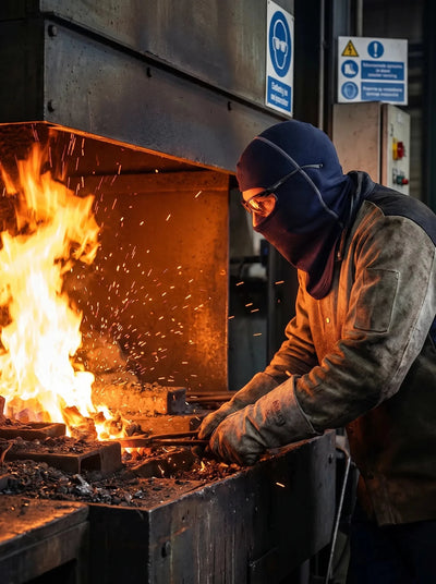 Balaclava Ignífuga Absolute Fire 12 Cal Antiestática Azul – NFPA 2112 - Anditek