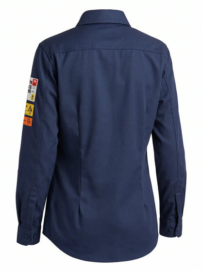 Blusa Ignífuga Antiestática Korvo KFR600 – Certificada NFPA 2112, NFPA 70E y ASTM F1506 con Fibra de Carbono y Protección UV 40+ - Anditek