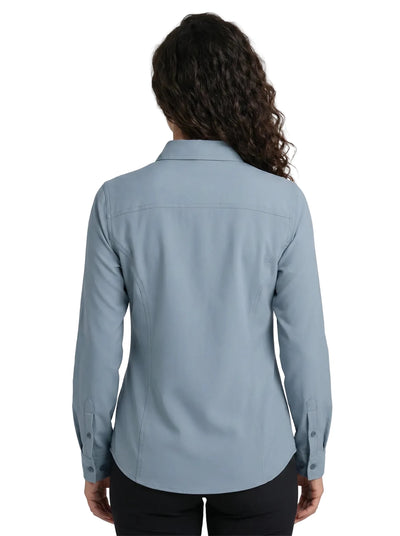 Blusa Técnica Antiácida Mujer OXWEAR Carajás – Tela Elastizada Antidesgarro, UPF 50+ y Corte Slim Fit para Terreno y Oficina - Anditek