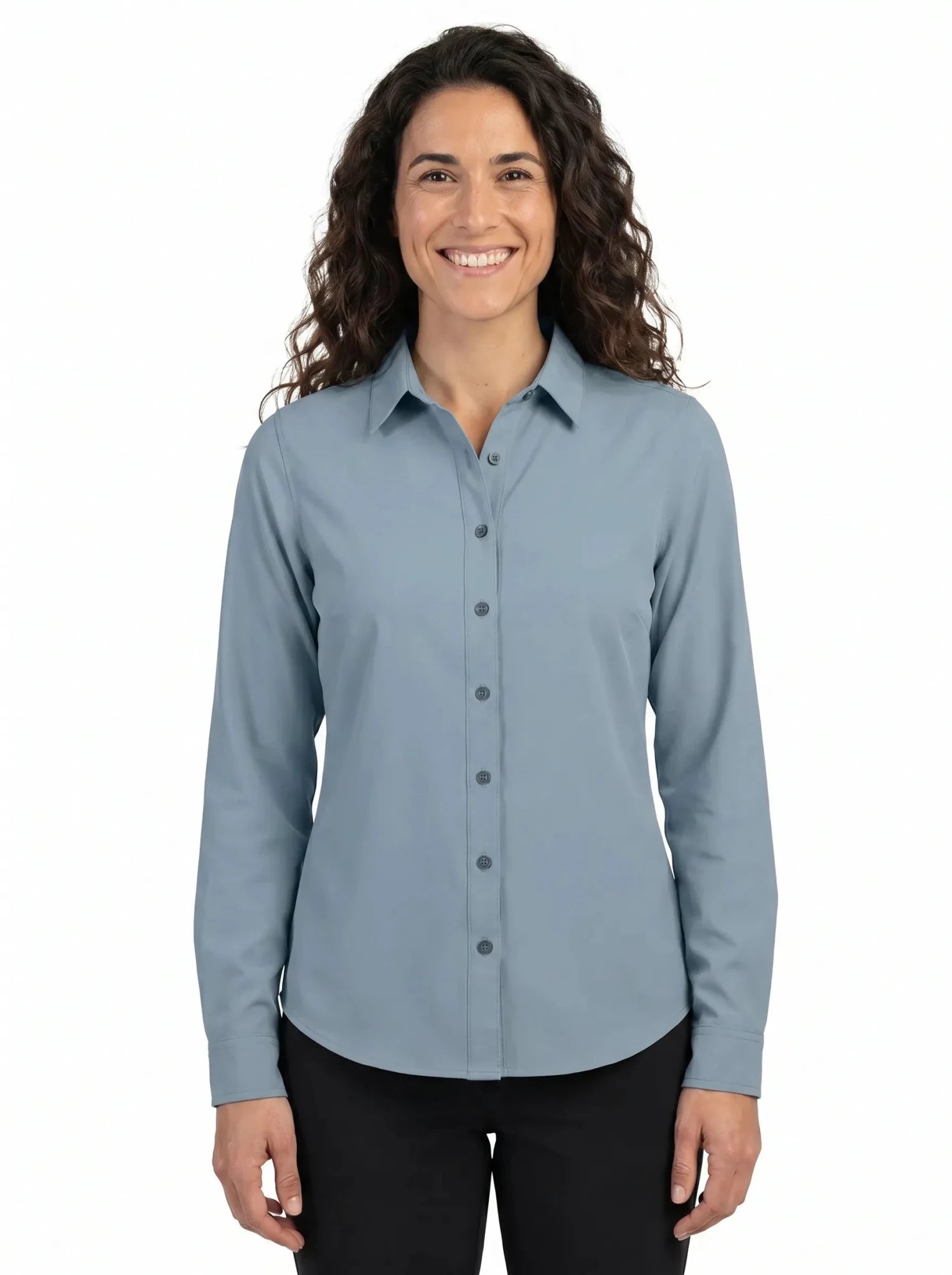 Blusa Técnica Antiácida Mujer OXWEAR Carajás – Tela Elastizada Antidesgarro, UPF 50+ y Corte Slim Fit para Terreno y Oficina - Anditek