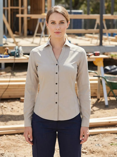 Blusa Técnica Antiácida Mujer OXWEAR Carajás – Tela Elastizada Antidesgarro, UPF 50+