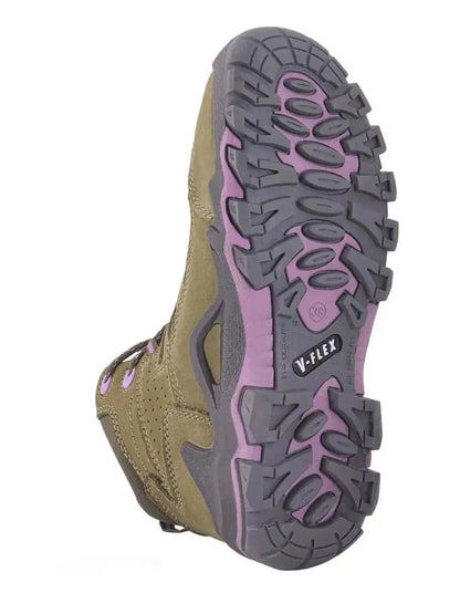 Bota de Seguridad para Mujer V‑Flex V5 – Cuero Nubuck, Antideslizante e Aislante Eléctrica - Anditek