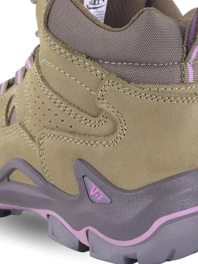 Bota de Seguridad para Mujer V‑Flex V5 – Cuero Nubuck, Antideslizante e Aislante Eléctrica - Anditek