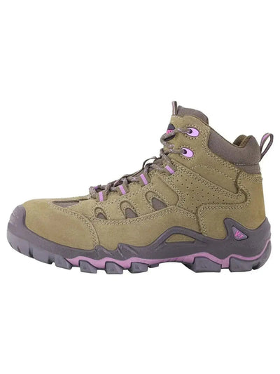 Bota de Seguridad para Mujer V‑Flex V5 – Cuero Nubuck, Antideslizante e Aislante Eléctrica - Anditek