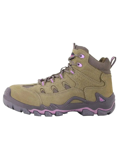 Bota de Seguridad para Mujer V‑Flex V5 – Cuero Nubuck, Antideslizante e Aislante Eléctrica - Anditek