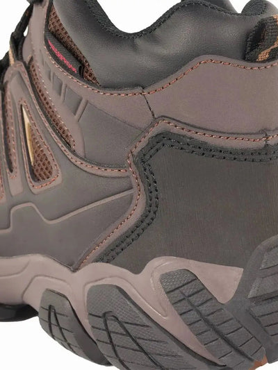 Bota de seguridad V - Flex V9 marrón: impermeable, dieléctrica y antideslizante - Anditek