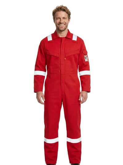 Buzo Ignífugo Korvo KFR650 – NFPA 2112 Categoría 2, 11 CAL, Fibra de Carbono Antiestática para Minería e Industria - Anditek